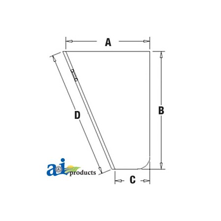 A & I Products Glass, Door 66" x46" x4.5" A-AH168703